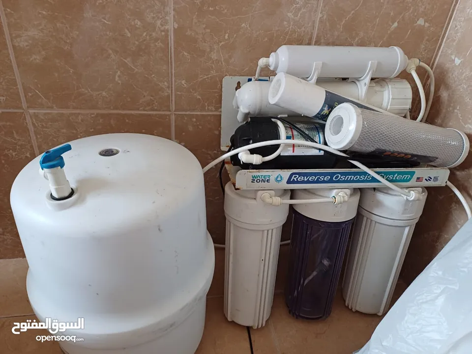 فلتر مي 6 مراحل نظيف جدا بحالة الوكالة ماركة zone water