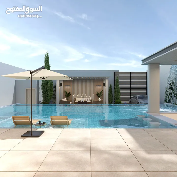 شاليهات سوبر ديلوكس جديدة بالبحر الميت منطقة الرامة بجانب منتجع البحيرة