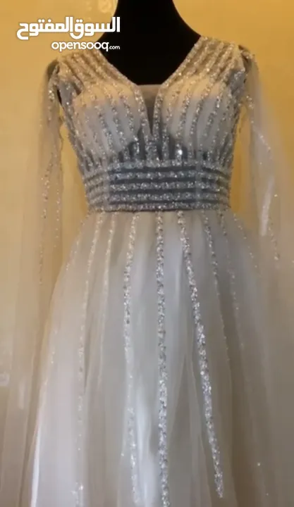 فستان سهرة جديد (مش ملبوس )