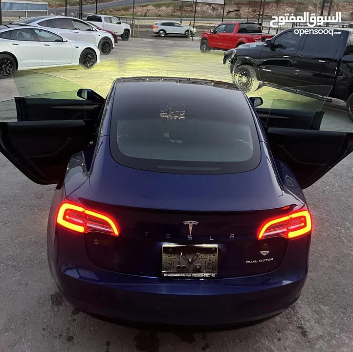Tesla 3 (Zero) long range dual  اقساط دفعة اولى 15الف واقساط من راسي لراسك motors autscore A