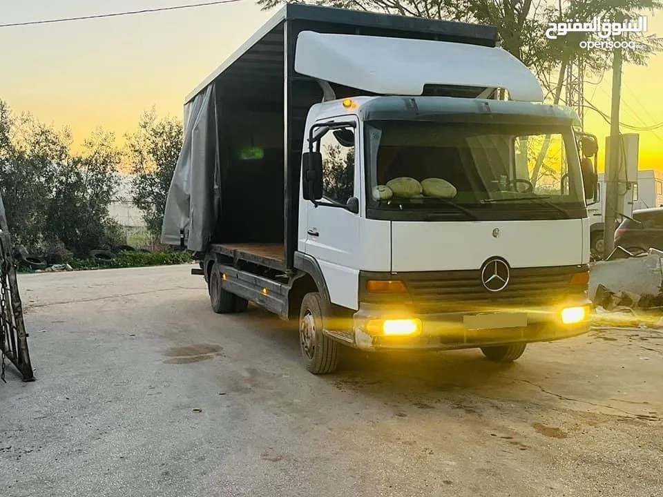 اتيكو مرسيدس 2003  شوادر تركيه  رمبه طول الشصي  5,5