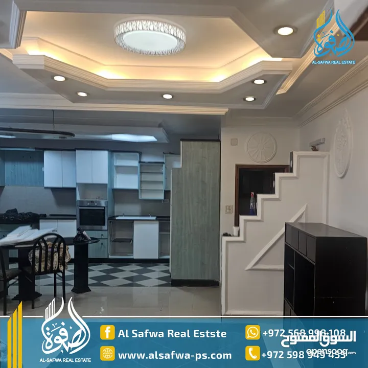 شقه مميزة للايجار الماصيون قرب KFC ,مع امكانيه التأجير فاضي او مفروش