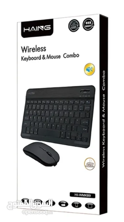 HAING HI-WMK89 Wireless Keyboard & Mouse Combo كيبورد و ماوس هانغ لاسلكي