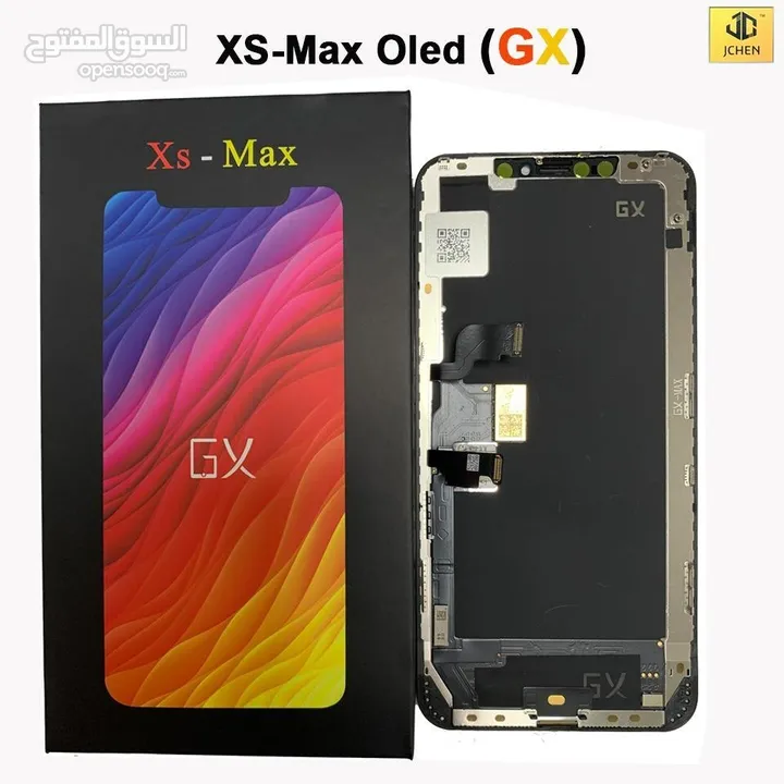 ‎شاشة IPHONE XS MAX  نوع GX OLED نخب الأول  .