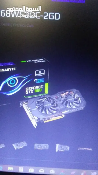 كرت شاشة خارجي GTX 960 للبيع في عدن