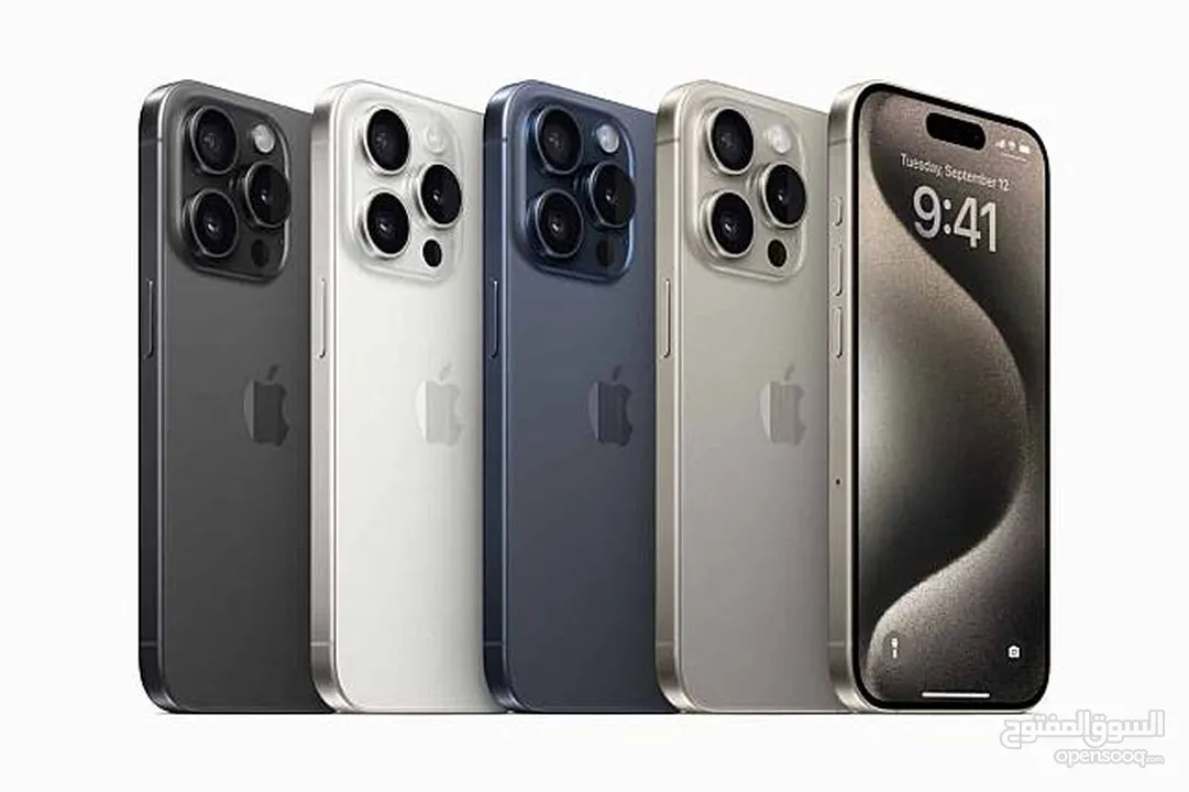 متوفر الأن ايفون 15 برو جديد بعدة ألوان /// iPhone 15 pro 512G New