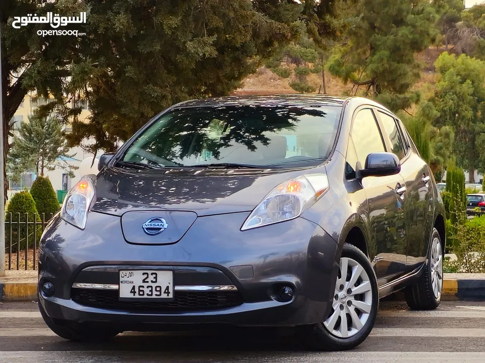 نيسان ليف 12 بار كاش أو أقساط - Nissan Leaf 2015