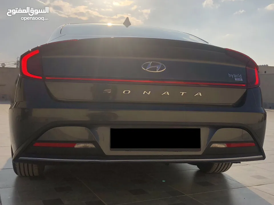 هيونداي سوناتا هايبرد 2020 فحص كامل ممشى قليل بحالة الوكالة للبيع بسعر مغري