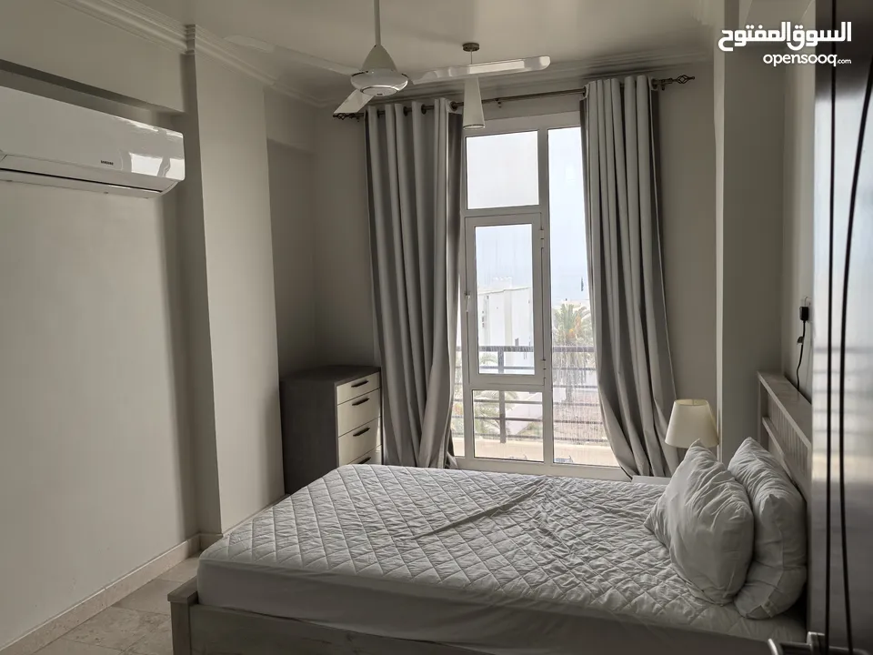 Furnished flat for rent in Al Hail north facing sea view