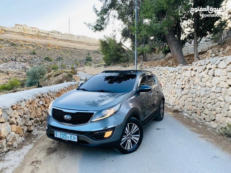 كيا سبورتاج فل الفل مع فتحة بسعر حرق 2015 رخصة