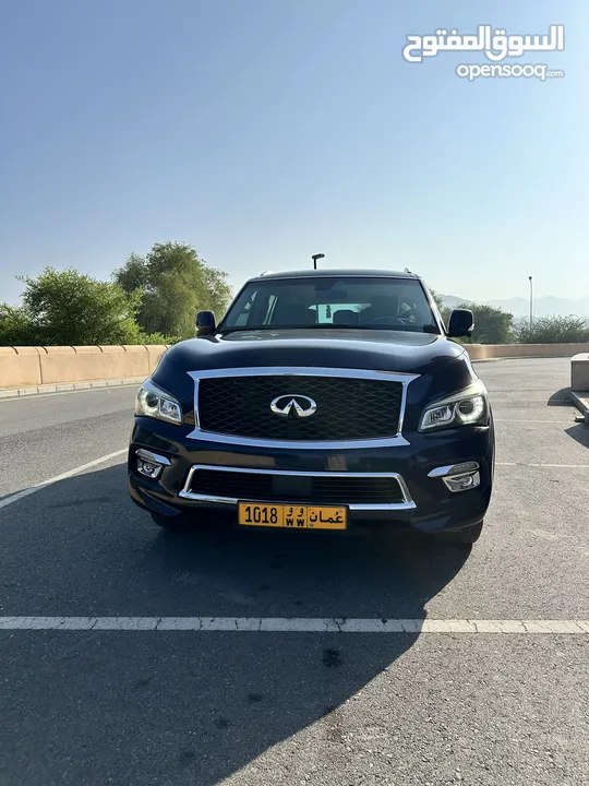 إنفنتي QX80 خليجي بحالة ممتازة