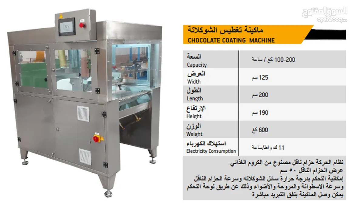ماكنات مشكلة لانتاج الحلويات