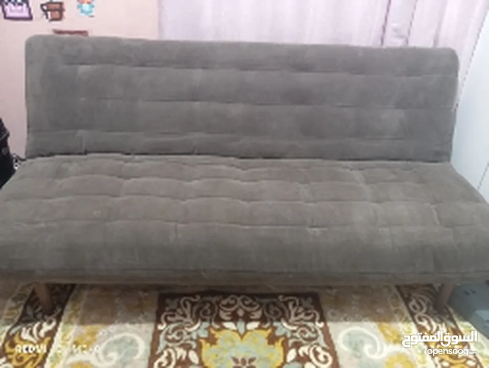 sofacombed brown used for 1 year good condition