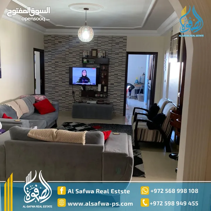 شقه مفروشه للايجار الطيره قرب دوار نبيل عمر مساحه واسعة و مميزه