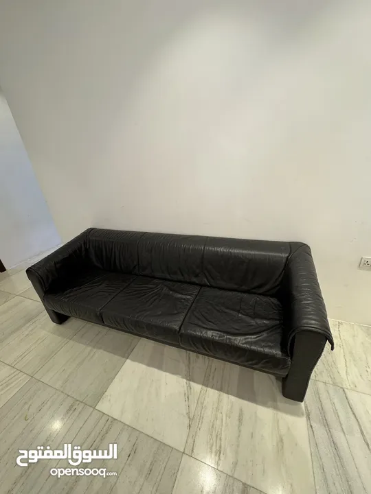 Three seater leather sofa for sale