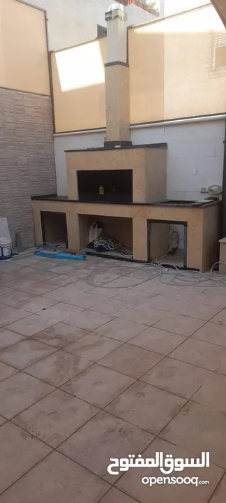 معلم بليط تسليم هندسي تجديد حمامات بأحدث طراز تنفيذ شلالت وبربكيو .فير بلس غاز +فير بليس حطب زرب