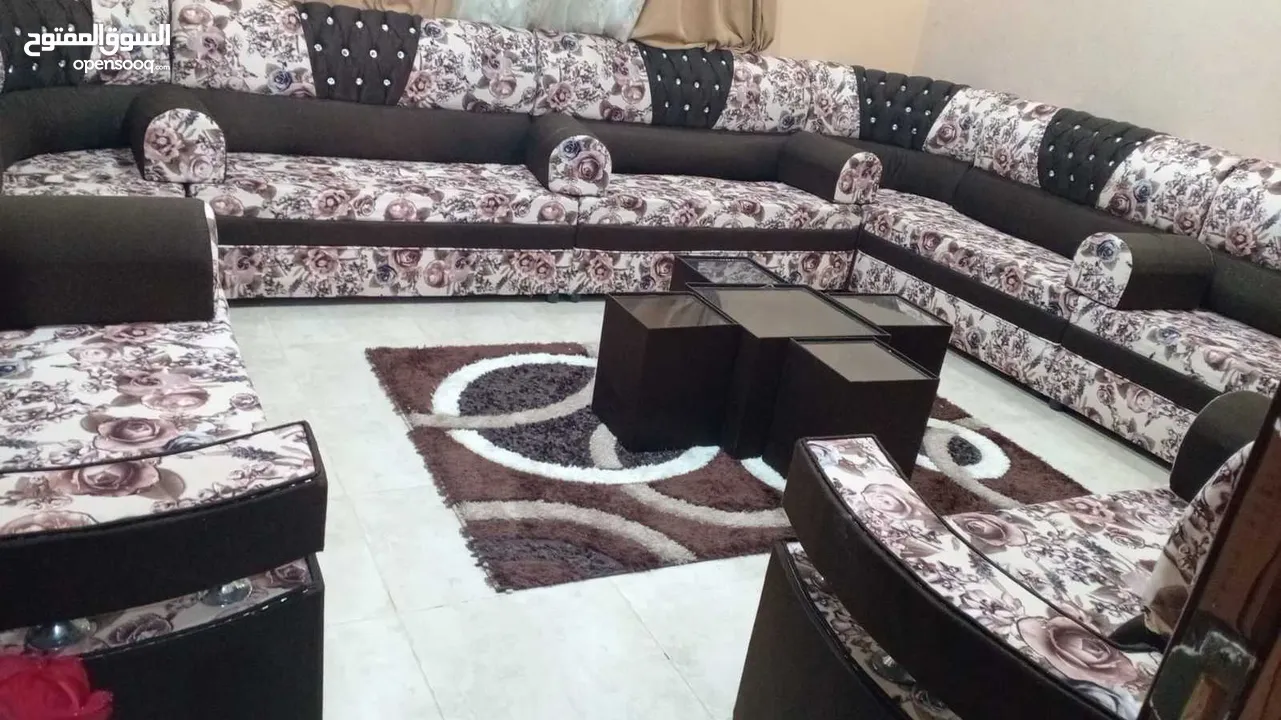 ا غرفه كنب مستعمل بحال جديد