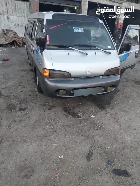 باص هونداي h100 للبيع موديل 99 مرخص لاخر 11