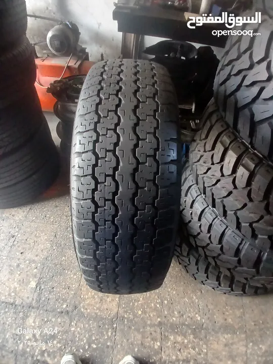 القياس 16 70 245 برجيستون  اورجنال استعمال بسيط  مواصفات عاليه وخاصه دبل قومه