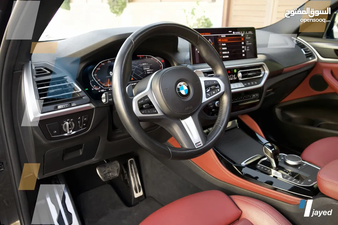 BMW X4 M package 2022  وارد الوكاله عداد 55000 كم للبيع أو بدل بسياره