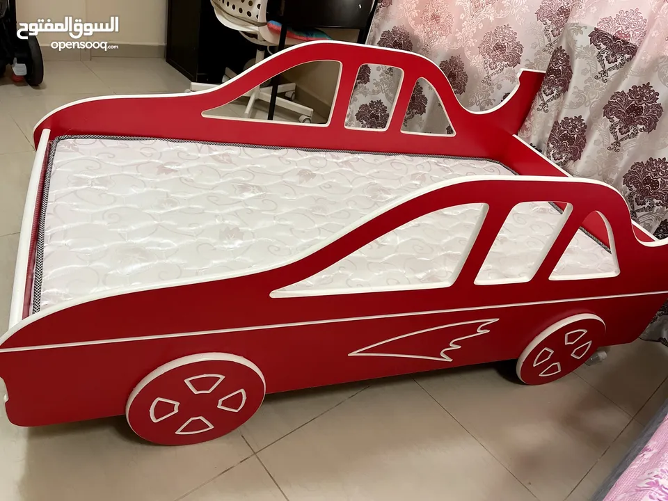 Kids car bed