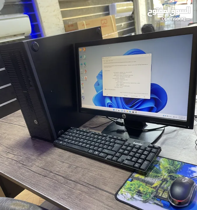 PC HP Core i7 جيل رابع  مع شاشة كامل مكمل قوي و عملي أمريكي اصلي