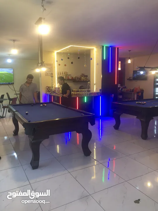 مركز العاب فيديو PlayStation وبلياردو