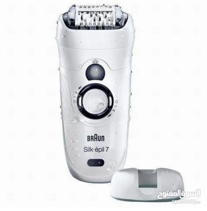 براون لازالة الشعر ( قابل للشحن ) - ابيض BRAUN - Silk Epil 7 7-561 Wet And Dry Cordless Electric Epi