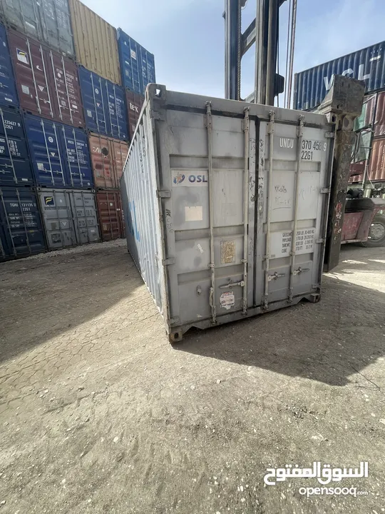 حاويات(‏container)20 +40 قدم للبيع مجمرك  وغير مجمرك و عالي وستاندر وحاويات مبردة ******************