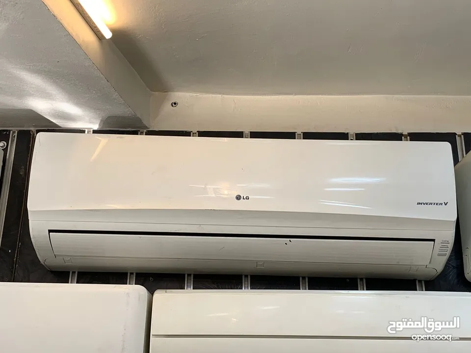 مكيفات انفيرتر 1 طن 1.5 طن 2 طن مستعمل بحاله الوكاله ستوك جديد شامل توصيل وتركيب