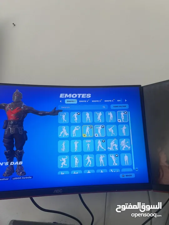 ‏حساب Fortnite للبيع 600 د.إ وايد أشياء نادرة (تحويل بس)