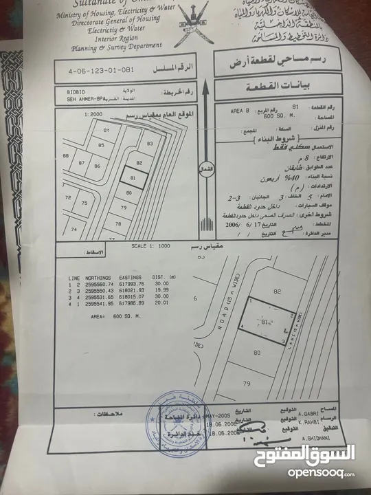 تم تخفيض السعر أرض سكنية في سيح الأحمر مربع8