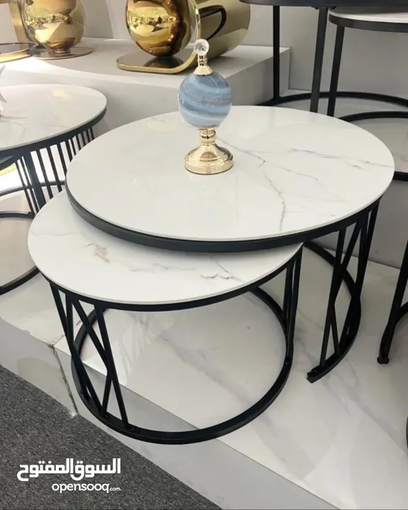 طقم طاولة وسط قطعتين