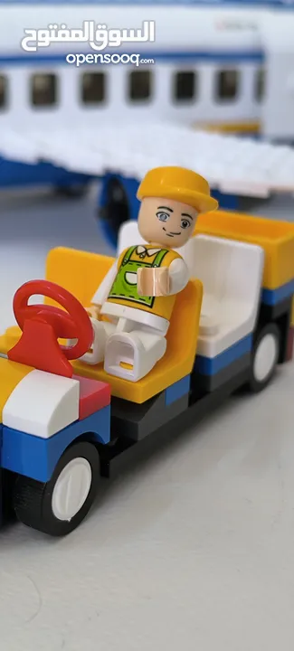 LEGO toy " Plane with workers and cars"
