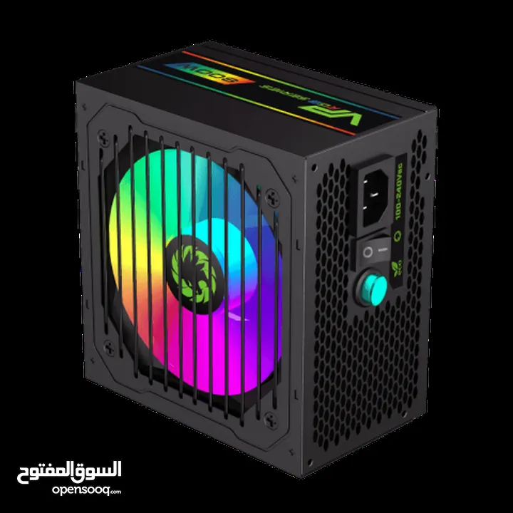 مزود طاقة لأجهزة الكمبيوتر من جيماكس للجيمرز رجب مضيئ Gamemax VP-800 RGB Power Supply