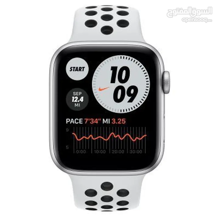 Apple watch series 6 44MM Nike Edition silver color