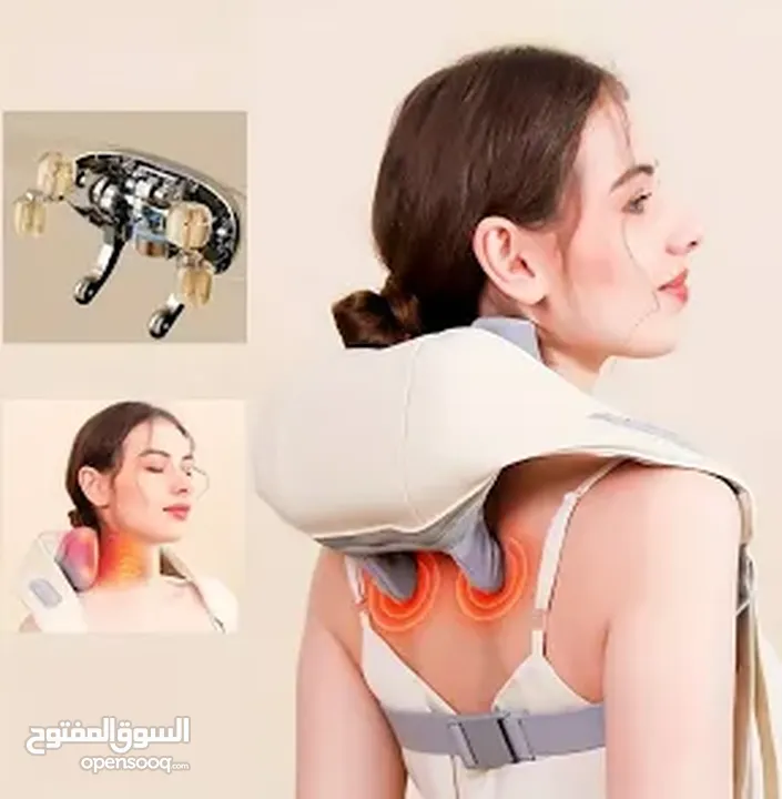 جهاز حزام  مساج و تدليك الكتفين و الرقبه  وباقي اماكن الجسم  الجبار  متوفر كهربائي و الشحن  الفوري