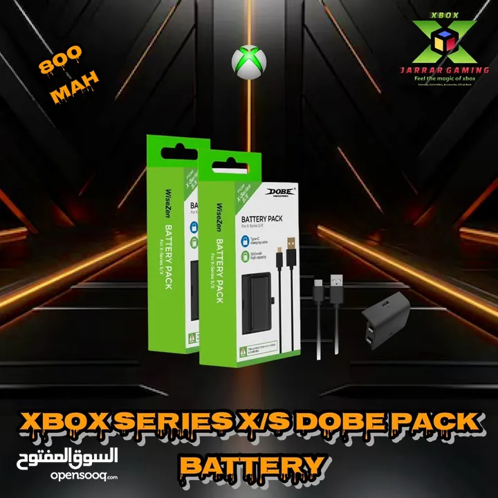 Xbox series x/s & one x/s Rechargeable Battery’s بطاريات شحن خاصه بايادي تحكم اكس بوكس