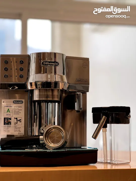 ماكننة قهوة اسبريسو  اوتوماتيك ديلونجي  Automatic espresso machine  delonghi