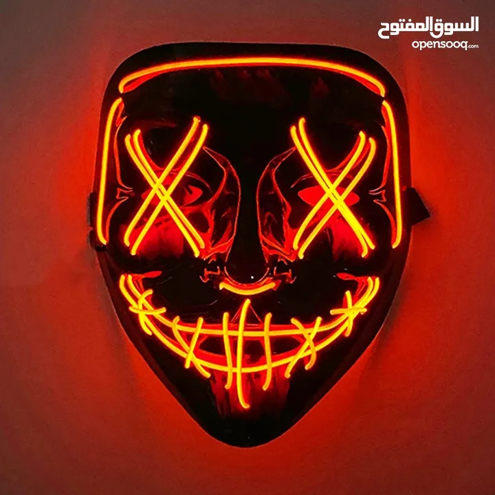 Halloween led neon mask