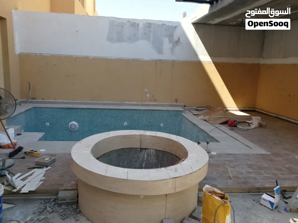 Construction work  Gypsum  paint Tile remove and fix swimming pool Maintenance  Room extension