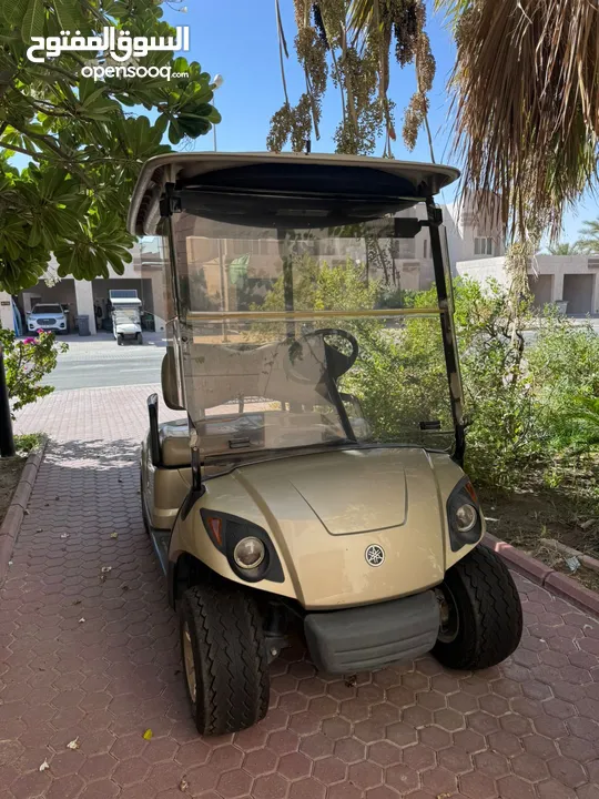 Golf car  with gas engine, oil  checked and replaced, new tires added