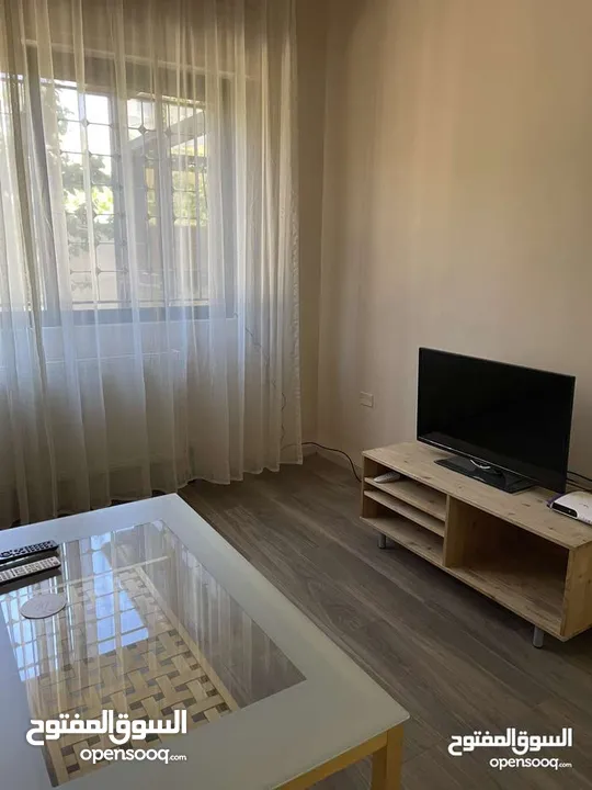 شقة مفروشة , ارضي ..  مع حديقة مميزة /  اعلان رقم (B93)
