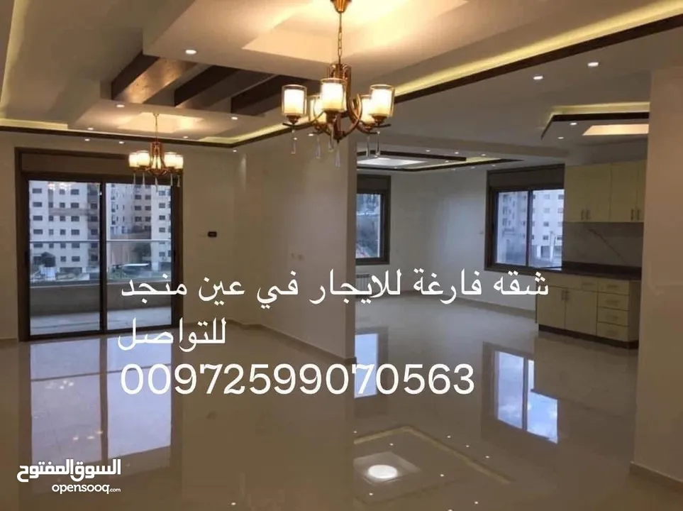 شقه فارغة للايجار في عين منجد