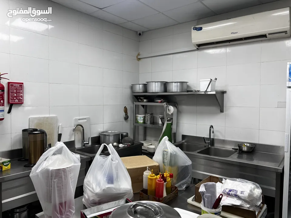 Brand new coffeeshop with good customer base is for sale  Monthly rent 300 rial