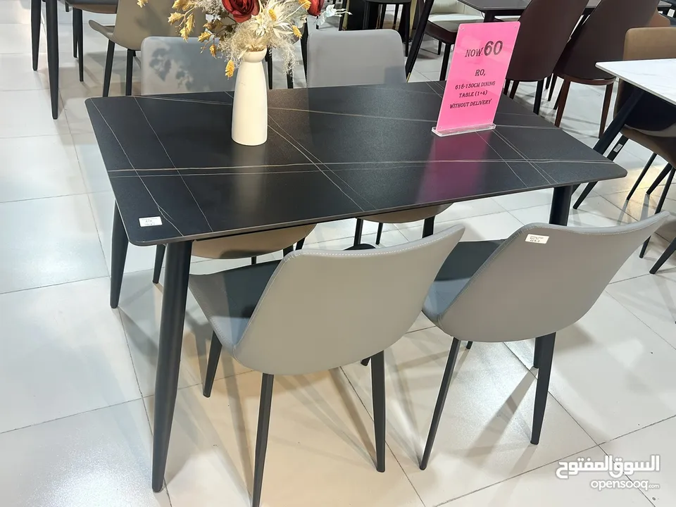 DINING TABLE WITH 4 CHAIRS