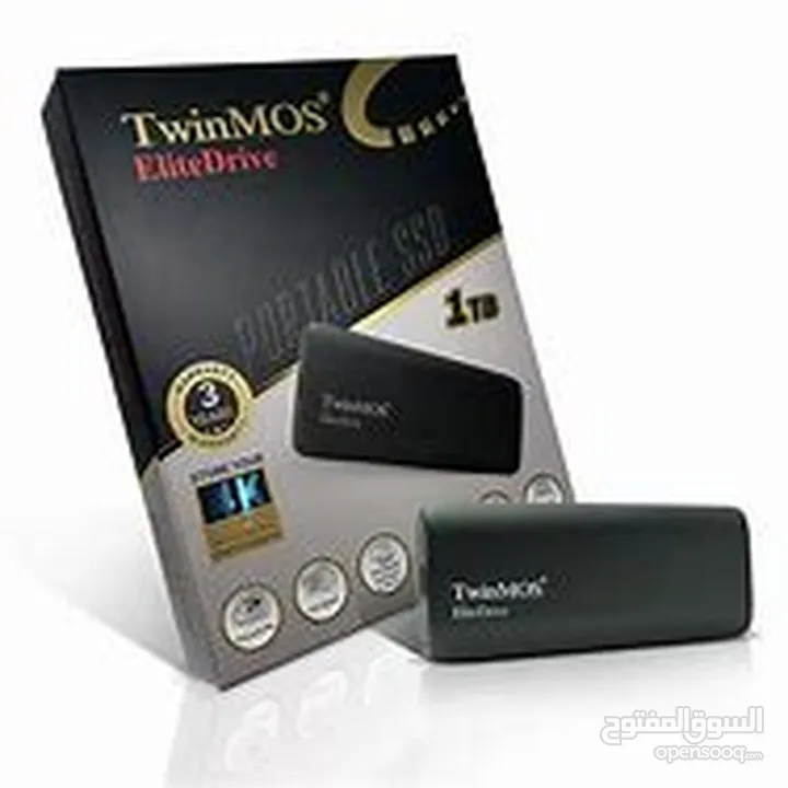 Ssd External Twinmos Elitedrive 256GB اسس دي خارجي بسرعة فائقة بحجم 256 جيجا