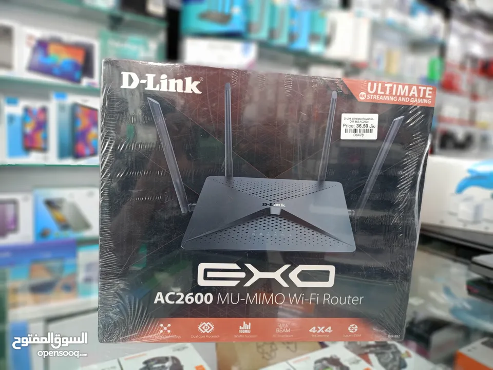 D-LINK EXO AC2600 MU-MIMO WI-FI ROUTER DIR-882