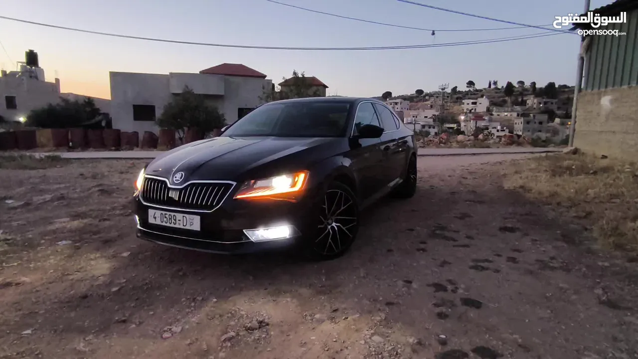 سكودا سوبيرب 2019  Skoda superb 2018 فحص نخب النخب امكانية البيع بدفعة وشكات