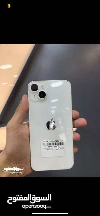 iPhone 14 Plus 128 مستعمل بحالة الوكالة